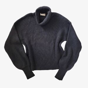 UO Cozy Black Turtleneck Sweater